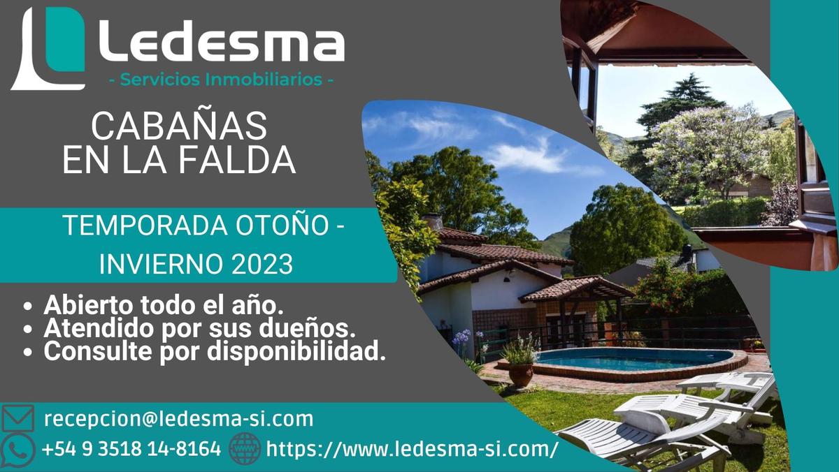 #1682293 | Alquiler | Casa | La Falda (Ledesma Strazza)