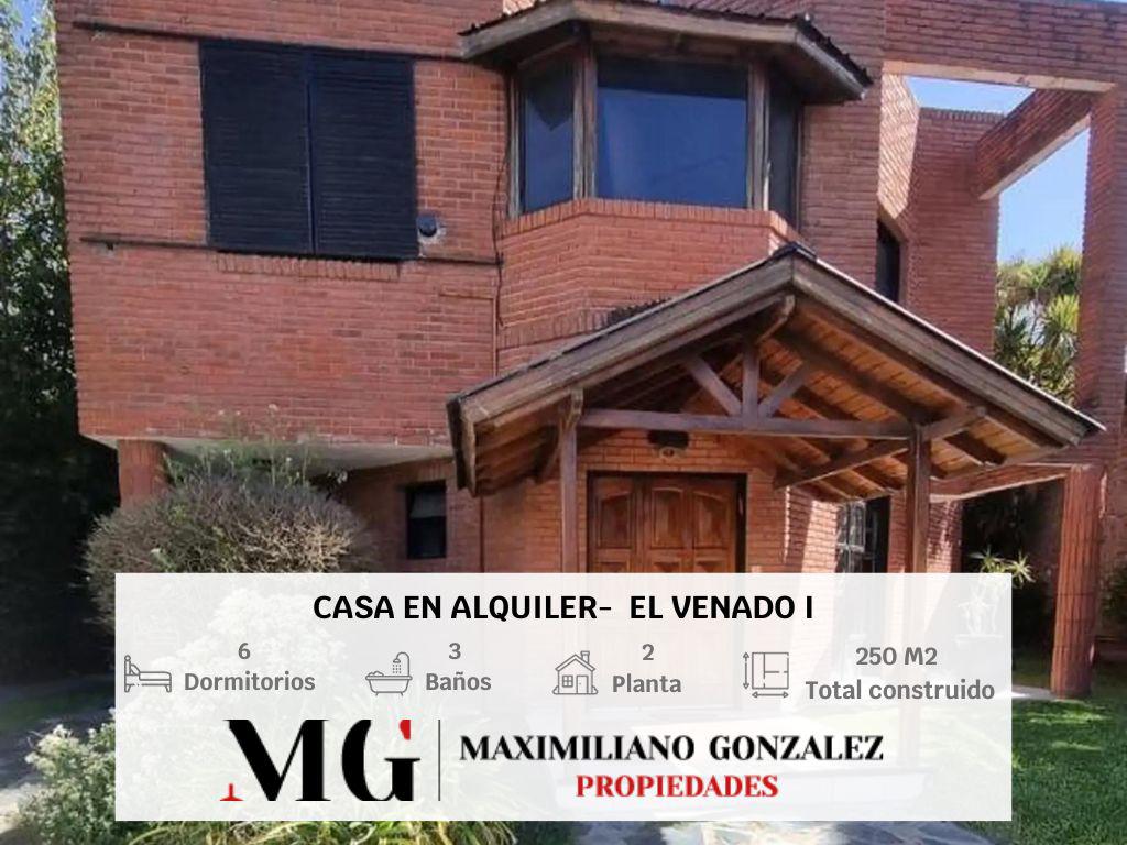 #4785703 | Alquiler Temporal | Casa | Venado (MG - Maximiliano Gonzalez Propiedades)