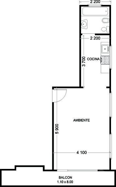 #1262687 | Venta | Departamento | Martin (ALAGNA PROPIEDADES)