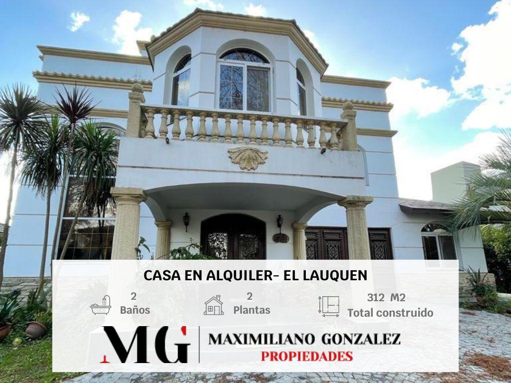 #4883909 | Alquiler | Casa | El Lauquen (MG - Maximiliano Gonzalez Propiedades)