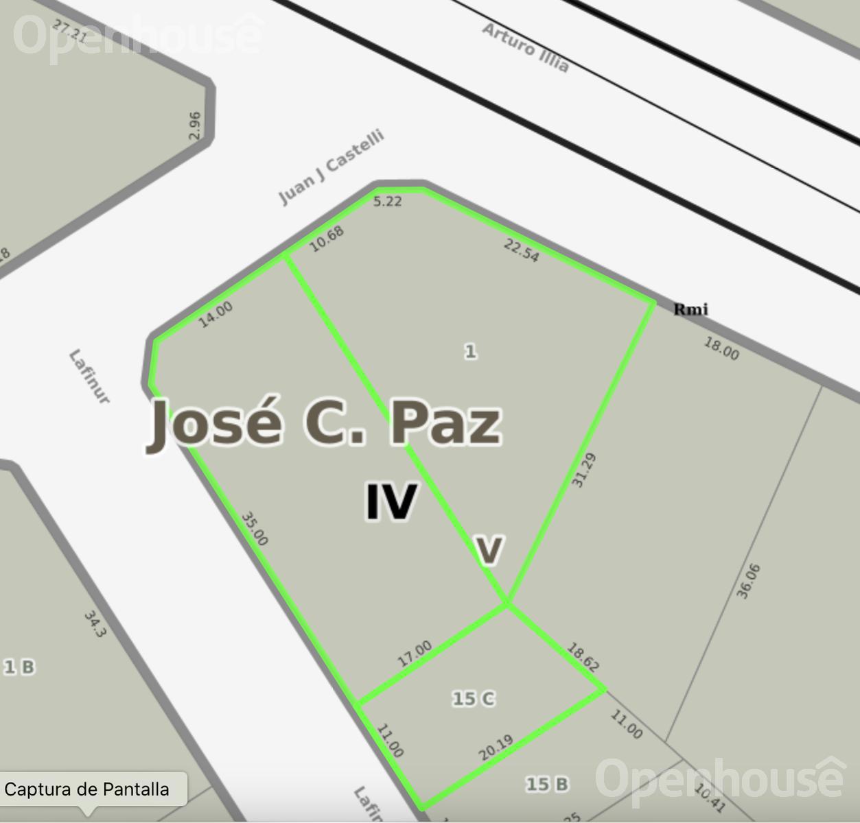 #5172665 | Venta | Lote | Jose C. Paz (OpenHouse Negocios Inmobiliarios)