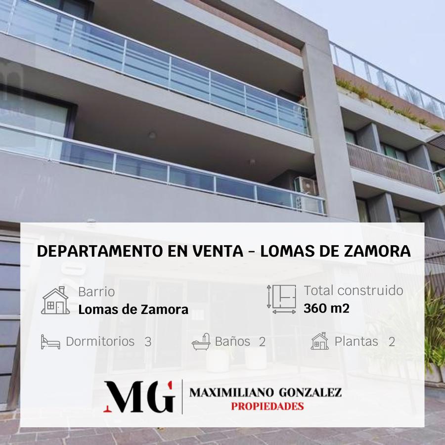 #2349778 | Venta | Departamento | Lomas De Zamora (MG - Maximiliano Gonzalez Propiedades)