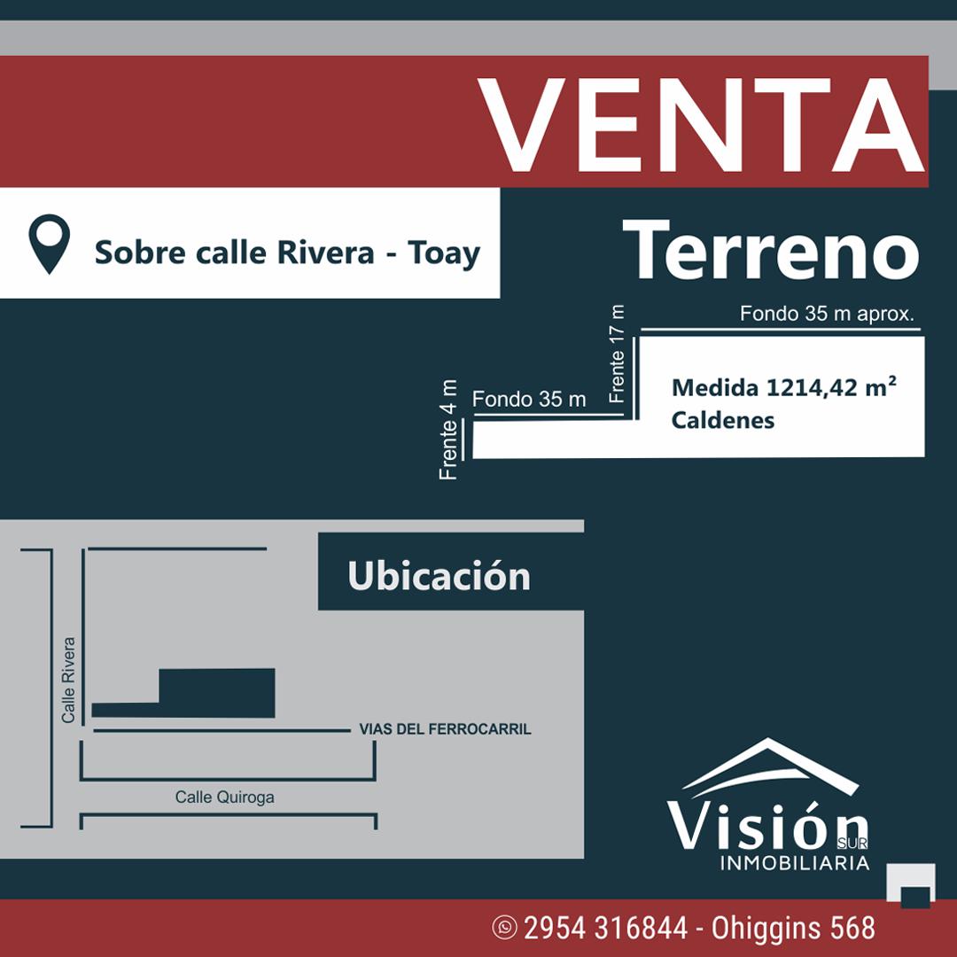 #5086101 | Venta | Lote | Toay (Vision Inmobiliaria Sur)