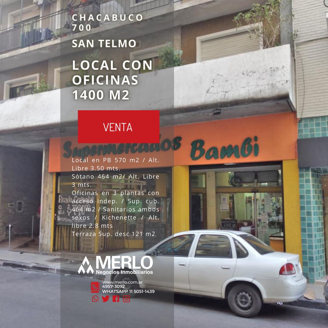 #5274894 | Venta | Local | San Telmo (Merlo Negocios Inmobiliarios)