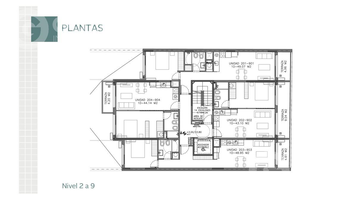 #3637775 | Venta | Departamento | Cordón (INMOBILIARIA GOLF )