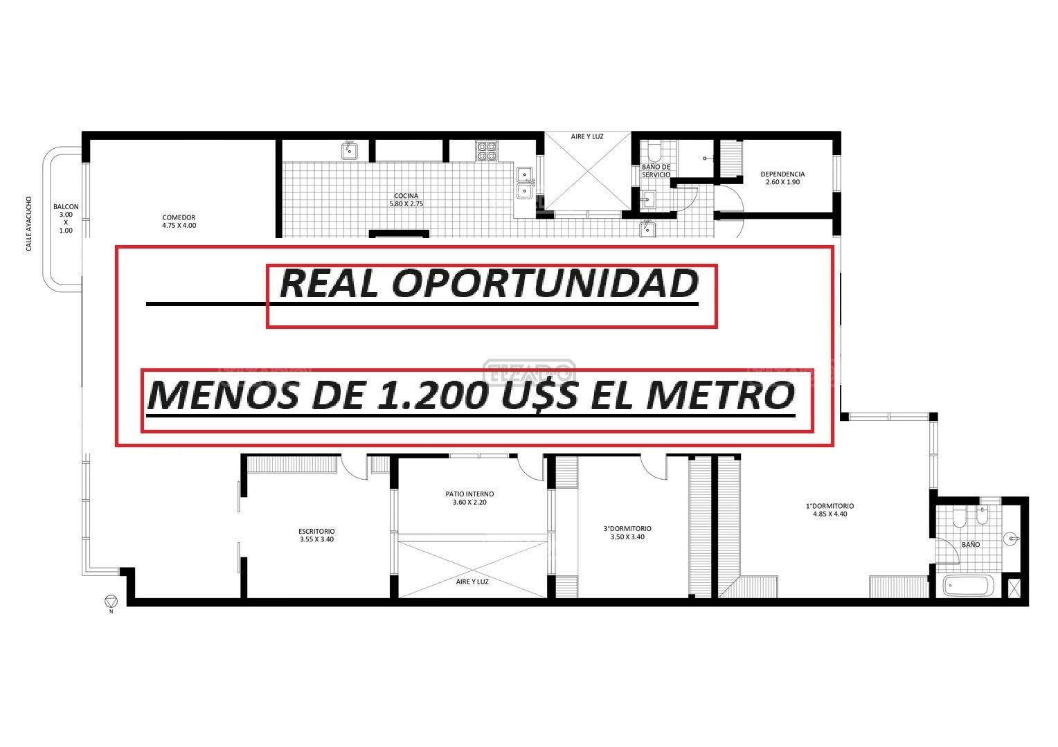 #4240273 | Sale | Apartment | Recoleta (Tizado)