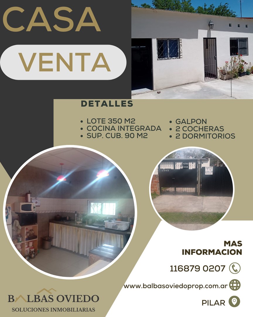 #4860837 | Venta | Casa | Pilar (BALBAS OVIEDO PROPIEDADES)