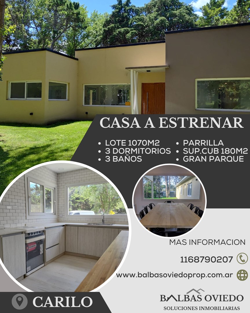 #5485297 | Venta | Casa | Carilo (BALBAS OVIEDO PROPIEDADES)