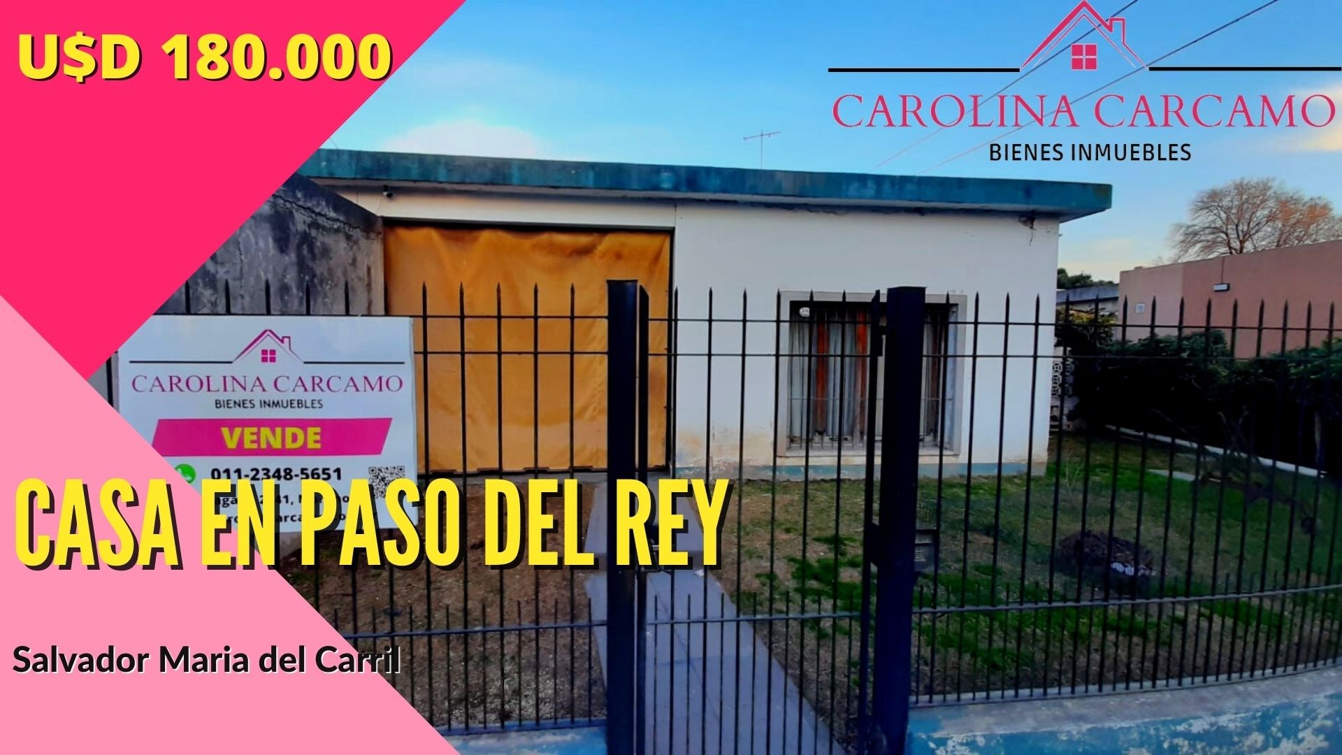 #2574557 | Venta | Casa | Paso Del Rey (Carolina Carcamo)