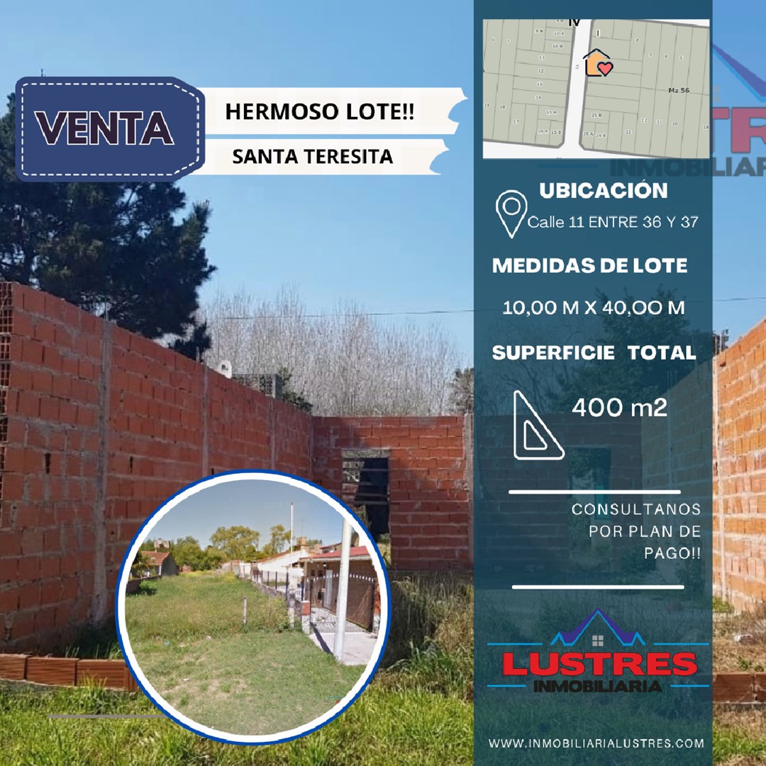 #5349435 | Sale | Lot | Santa Teresita (Inmobiliaria Lustres)