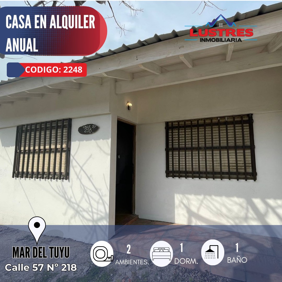 #5405067 | Alquiler | Casa | Mar Del Tuyu (Inmobiliaria Lustres)