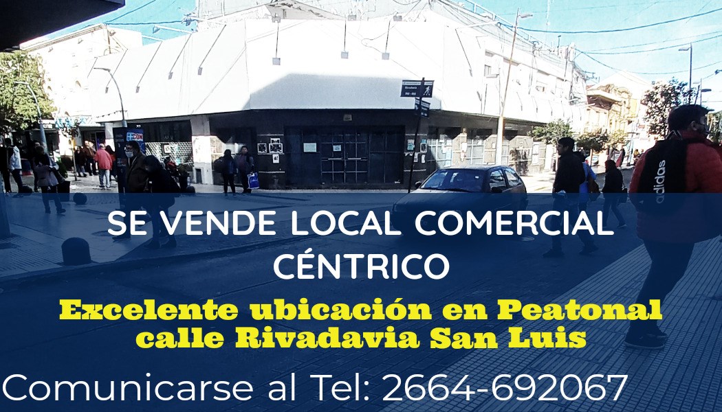 #4874116 | Venta | Local | San Luis (Inmoluc Negocios Innmobiliarios)