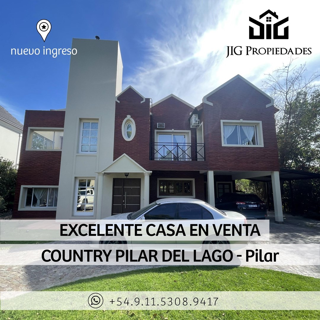 #4707631 | Sale | House | Pilar Del Lago (JIG Propiedades)