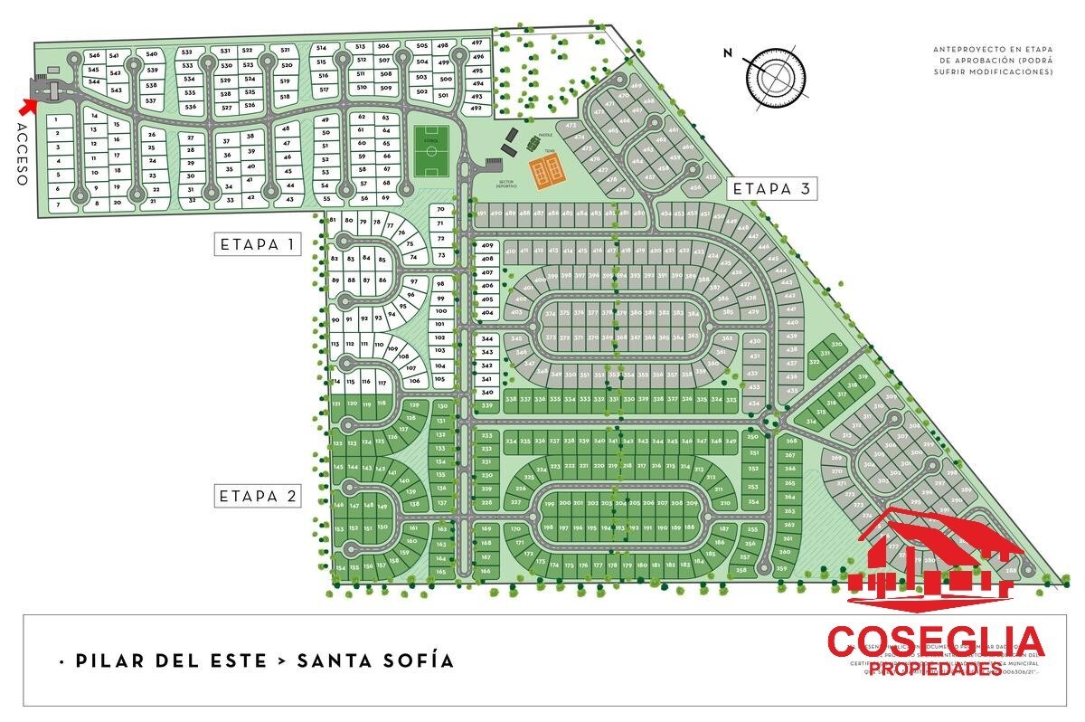 #3761476 | Venta | Lote | Santa Lucía (Coseglia Propiedades)