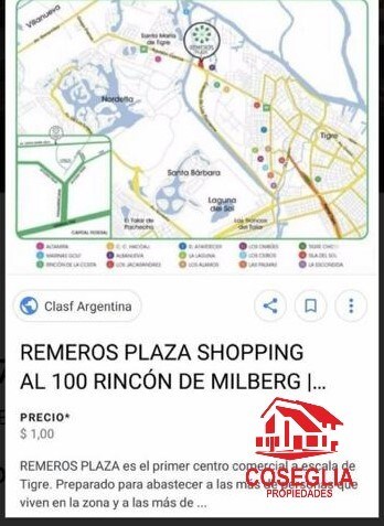 #4946568 | Venta | Local | Rincon De Milberg (Coseglia Propiedades)