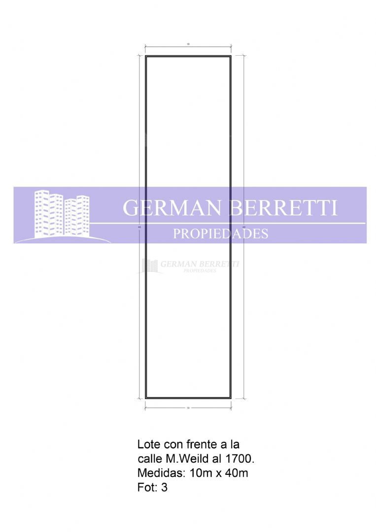 #930272 | Venta | Lote | Lanus Oeste (German Berretti Propiedades)