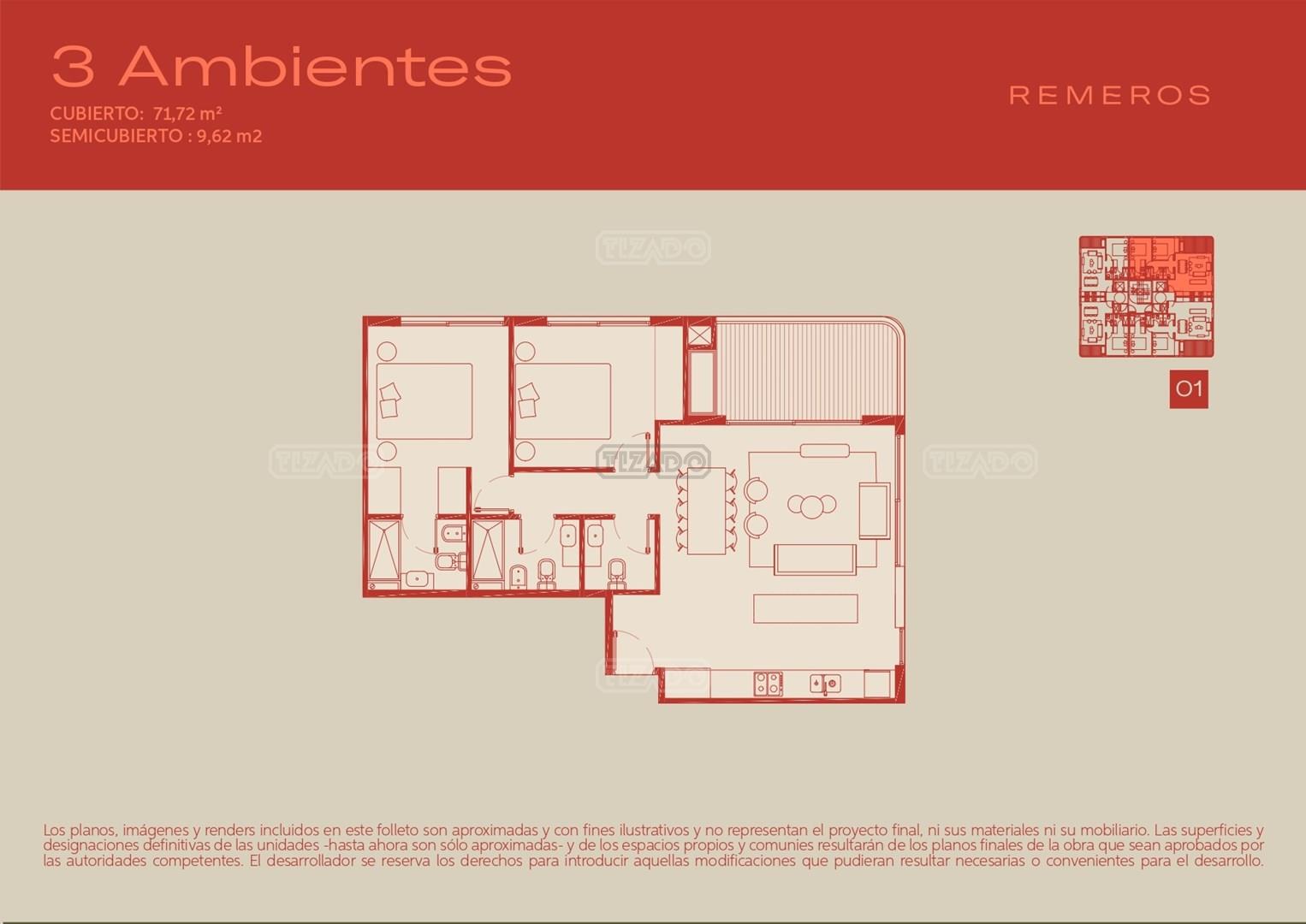 #5480956 | Venta | Departamento | Tigre (Tizado)