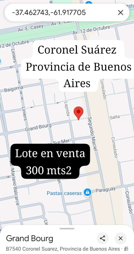 #5368333 | Sale | Lot | Coronel Suarez (Mariana Echeverria Bienes Raices)