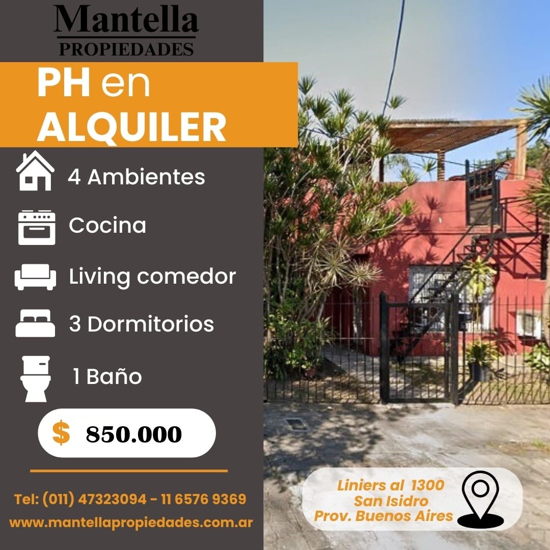 #5502392 | Alquiler | Casa | San Isidro (Mantella Propiedades)