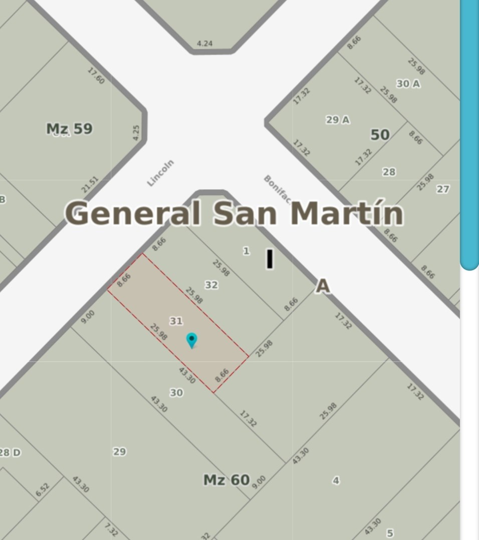 #4810581 | Sale | Lot | General San Martin (Mole Propiedades)