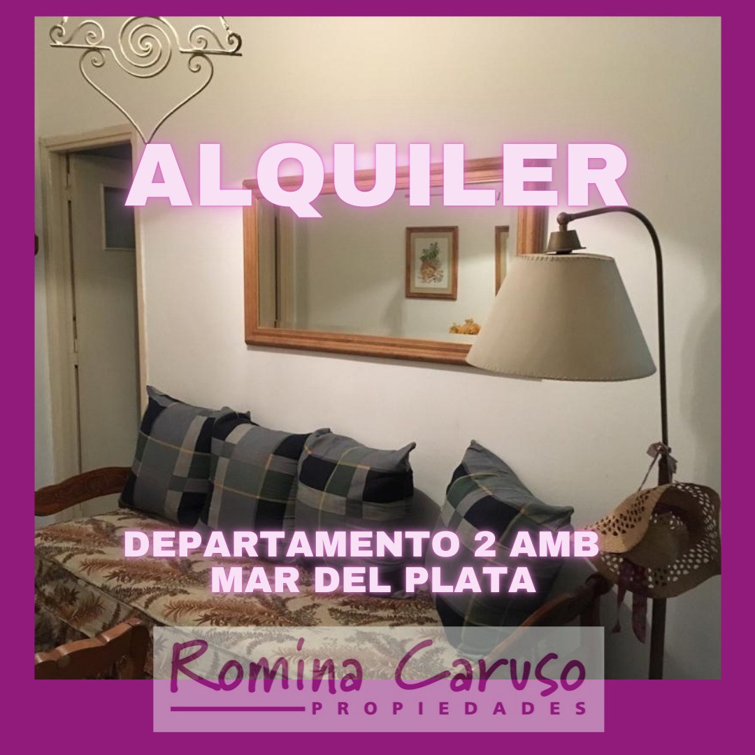 #5388214 | Temporary Rental | Apartment | Mar Del Plata (Romina Caruso Propiedades)