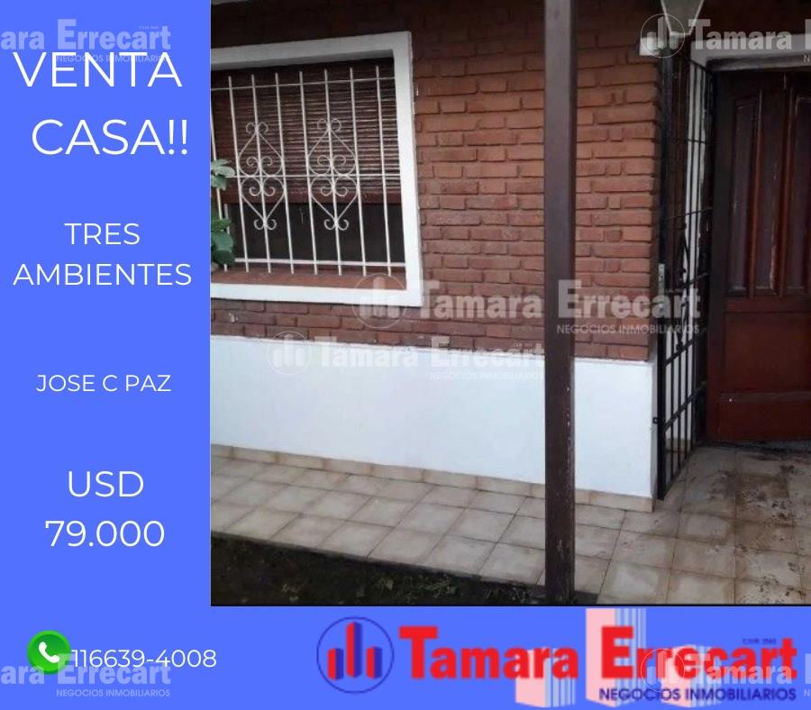 #1830773 | Venta | Casa | Jose C. Paz (Tamara Errecart Negocios Inmobil)