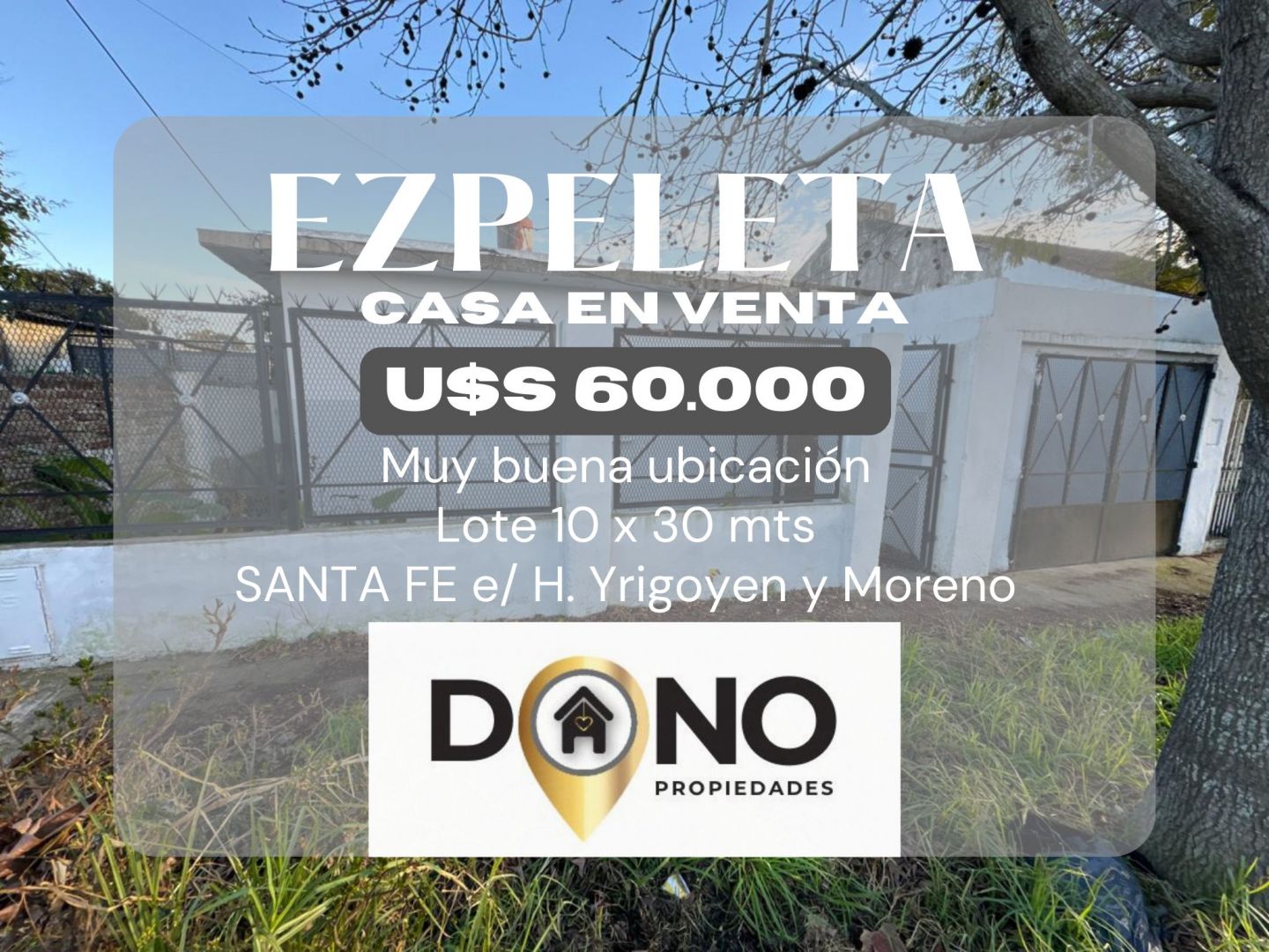 #5361041 | Venta | Casa | Ezpeleta Este (Dono Propiedades)