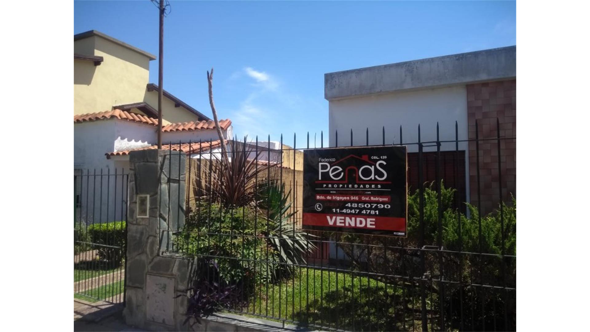 #913159 | Venta | Casa | General Rodriguez (Penas Propiedades)