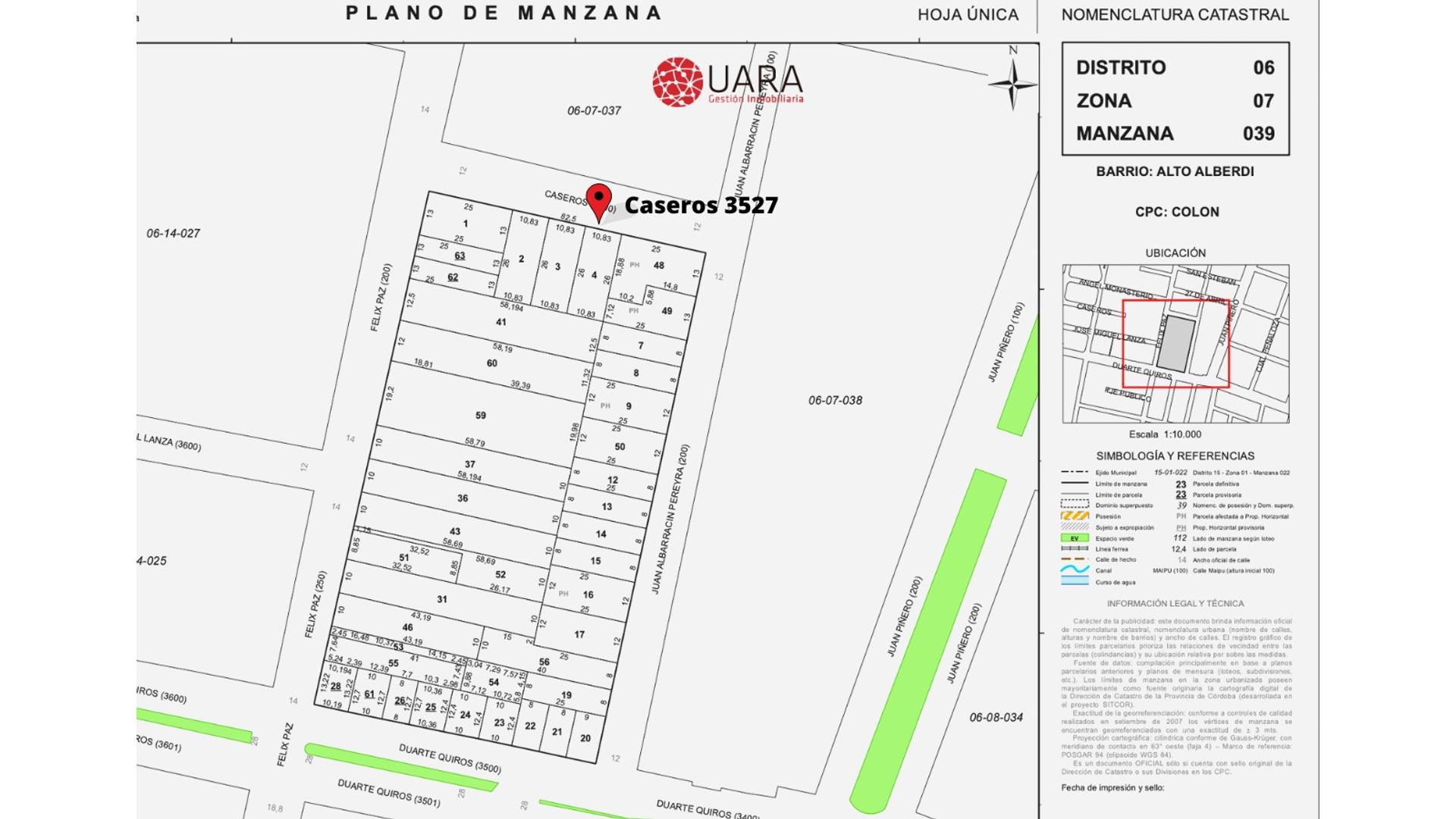 #3210564 | Venta | Lote | Cordoba (Uara Gestión Inmobiliaria)