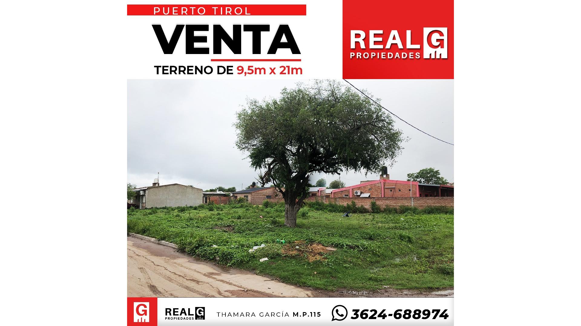 #3592778 | Venta | Lote | Puerto Tirol (REAL G PROPIEDADES)