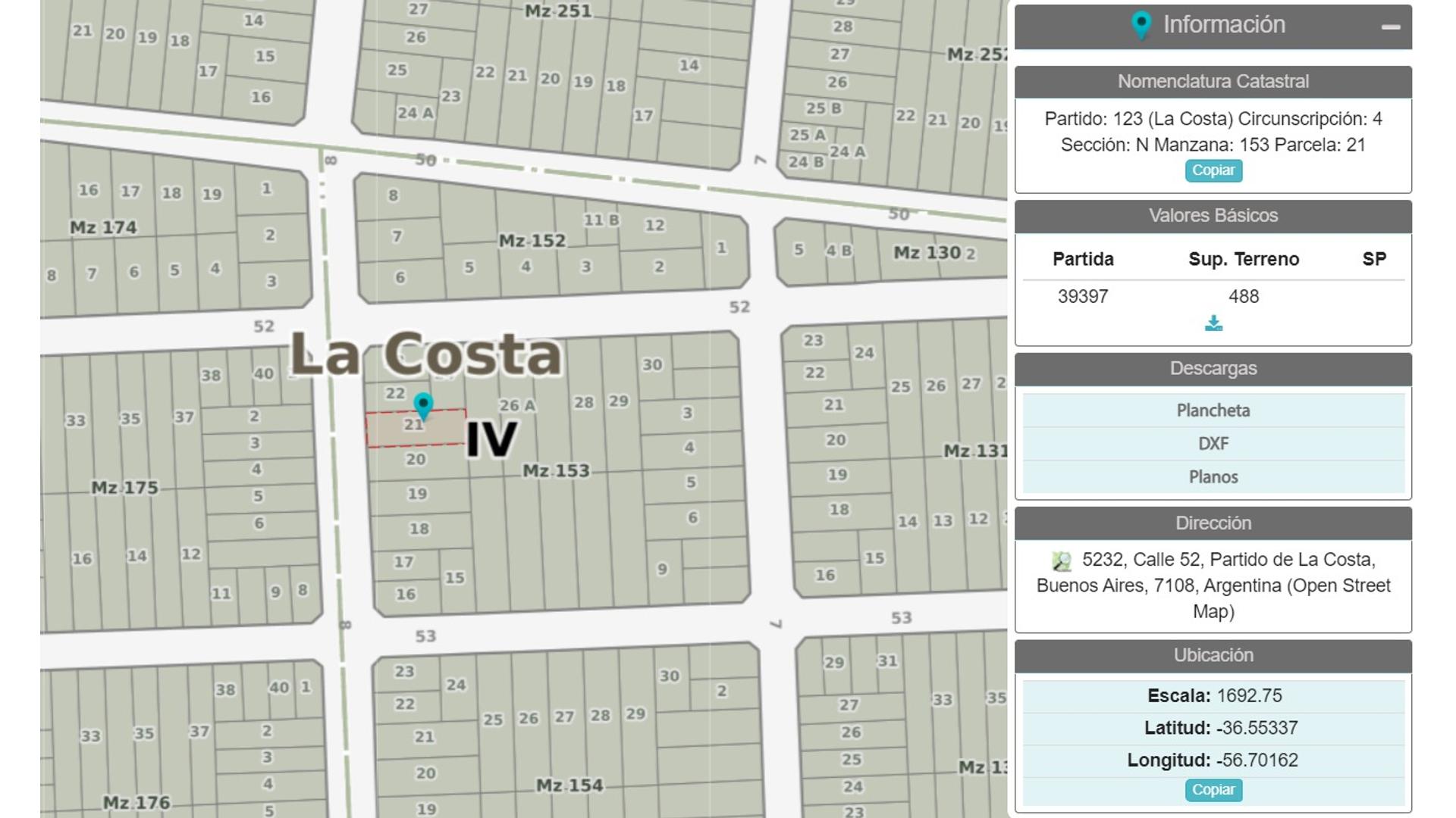 #3955224 | Venta | Lote | Mar Del Tuyu (Vinelli Inmobiliaria)