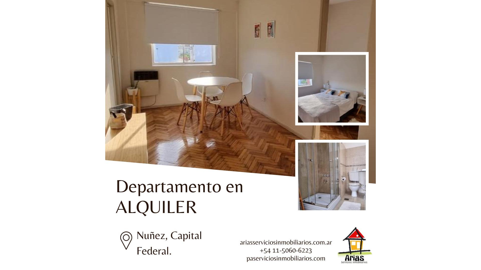 #4500183 | Alquiler | Departamento | Nuñez (Arias Servicios Inmobiliarios)