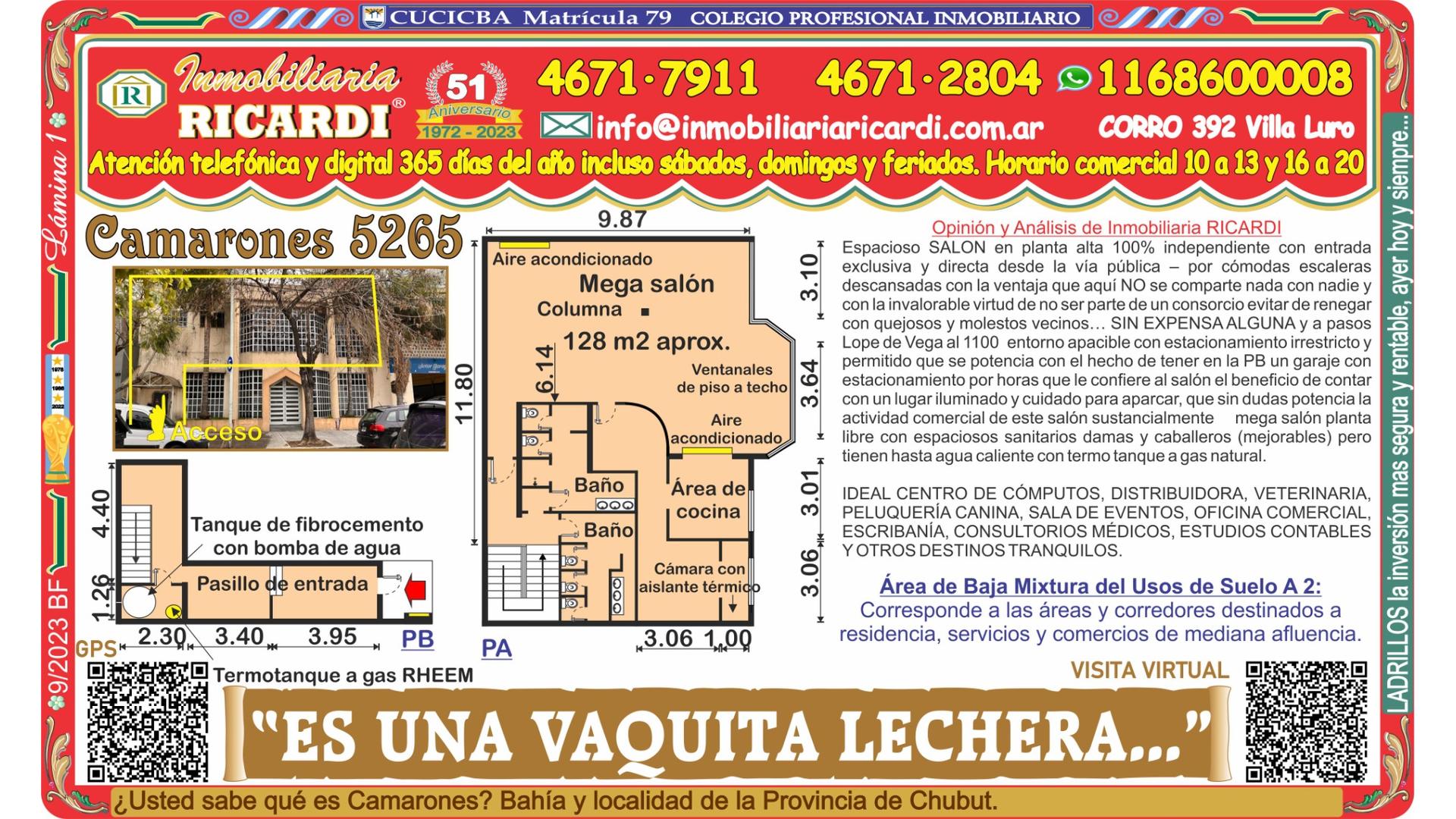 #4544453 | Alquiler | Local | Villa Luro (Inmobiliaria Ricardi)