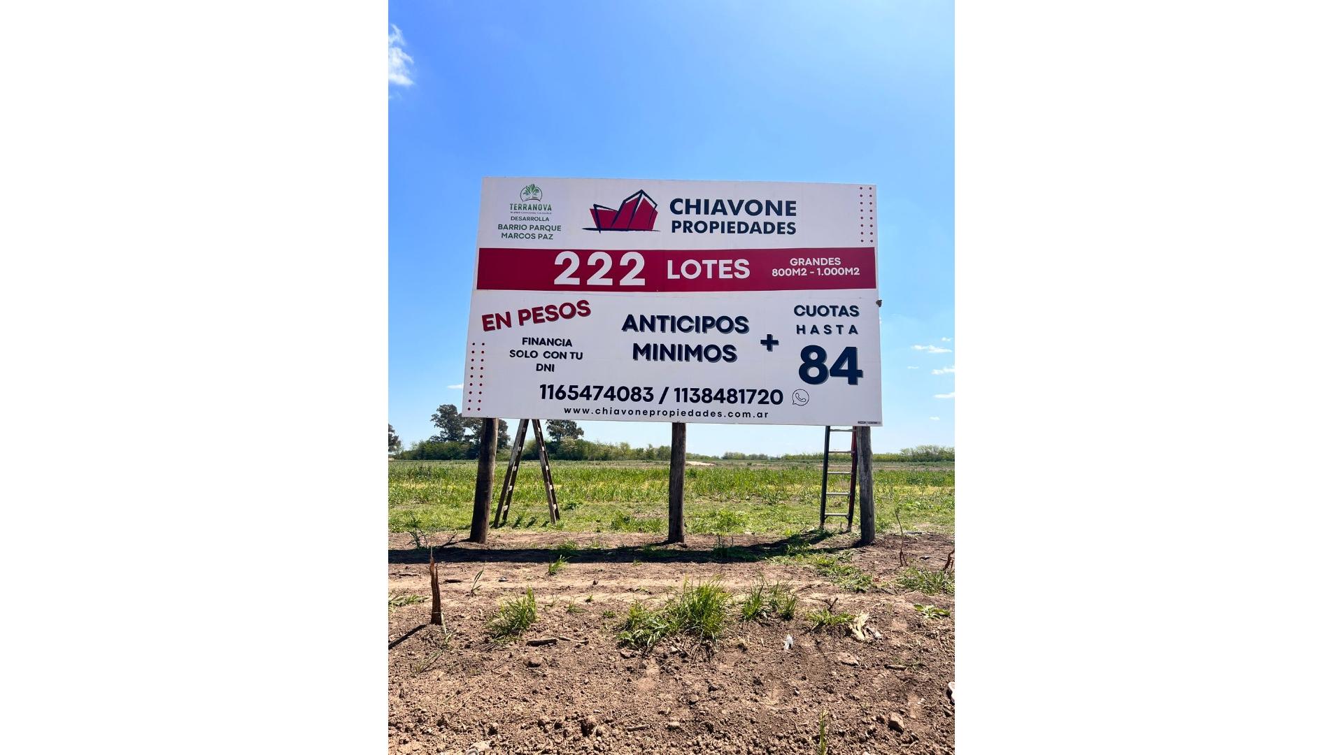 #4517183 | Venta | Lote | Marcos Paz B Bernasconi (Chiavone Propiedades)