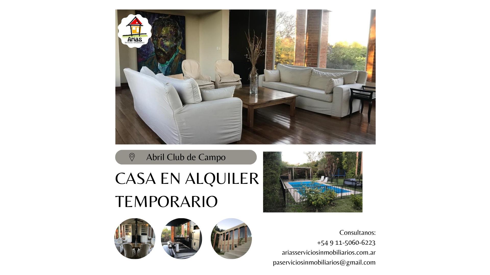 #4727051 | Alquiler Temporal | Casa | Berazategui (Arias Servicios Inmobiliarios)