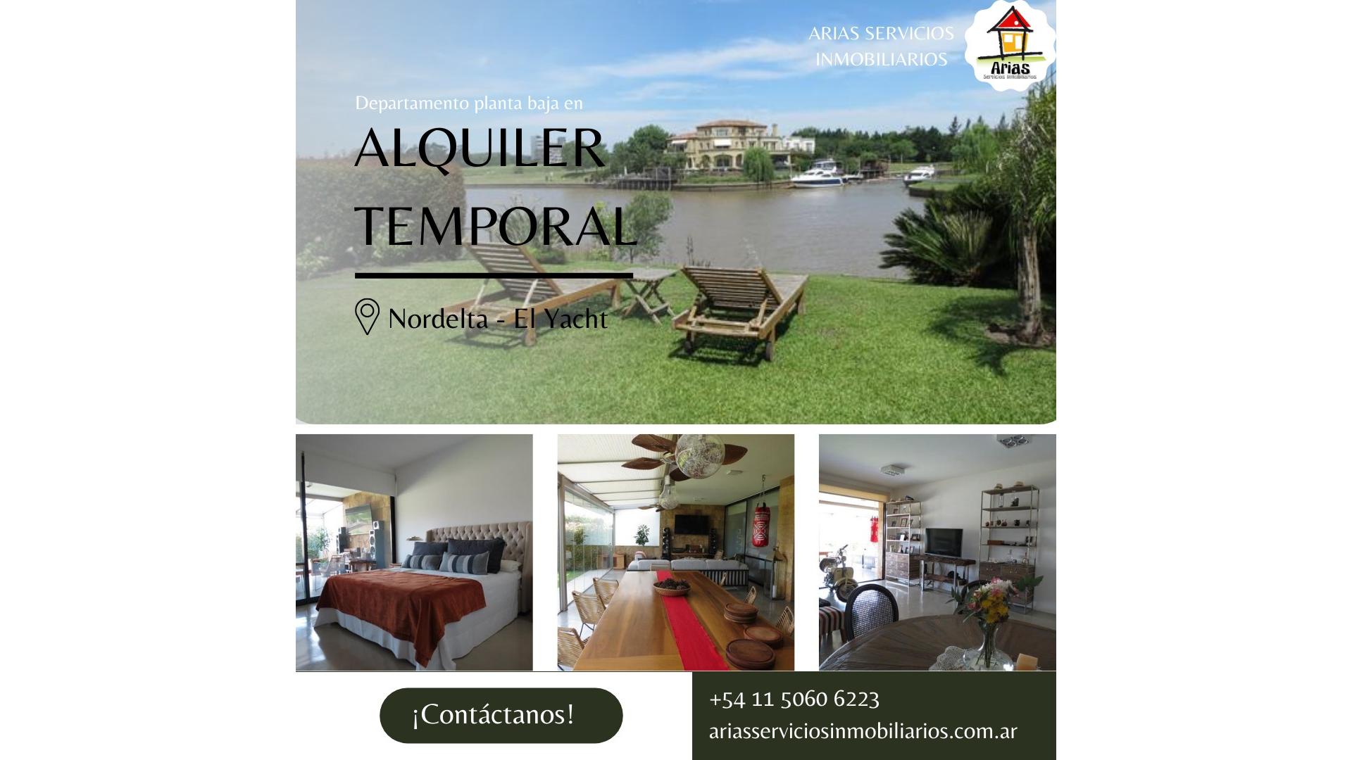 #4787848 | Temporary Rental | Apartment | Tigre (Arias Servicios Inmobiliarios)