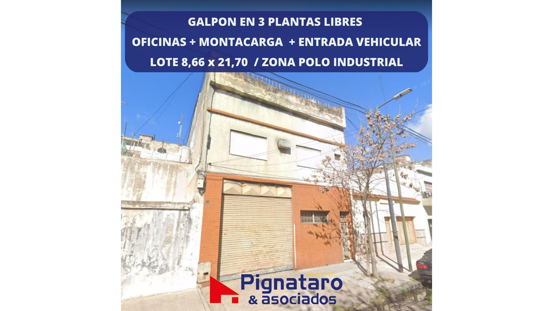 #4823335 | Alquiler | Galpón / Depósito / Bodega | Pompeya (Pignataro & Asociados)