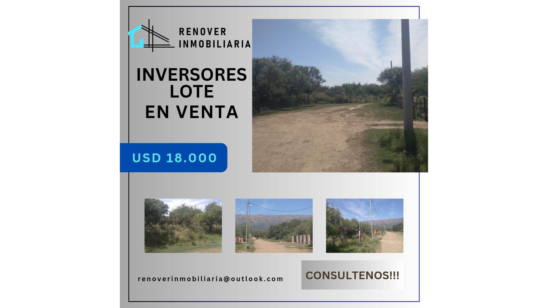 #4834015 | Venta | Lote | Carpinteria (Renover Inmobiliaria)