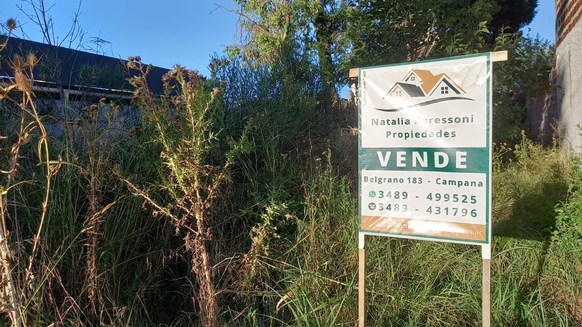 #4865395 | Venta | Lote | Campana (Liliana Zapata Operaciones Inmobiliarias)