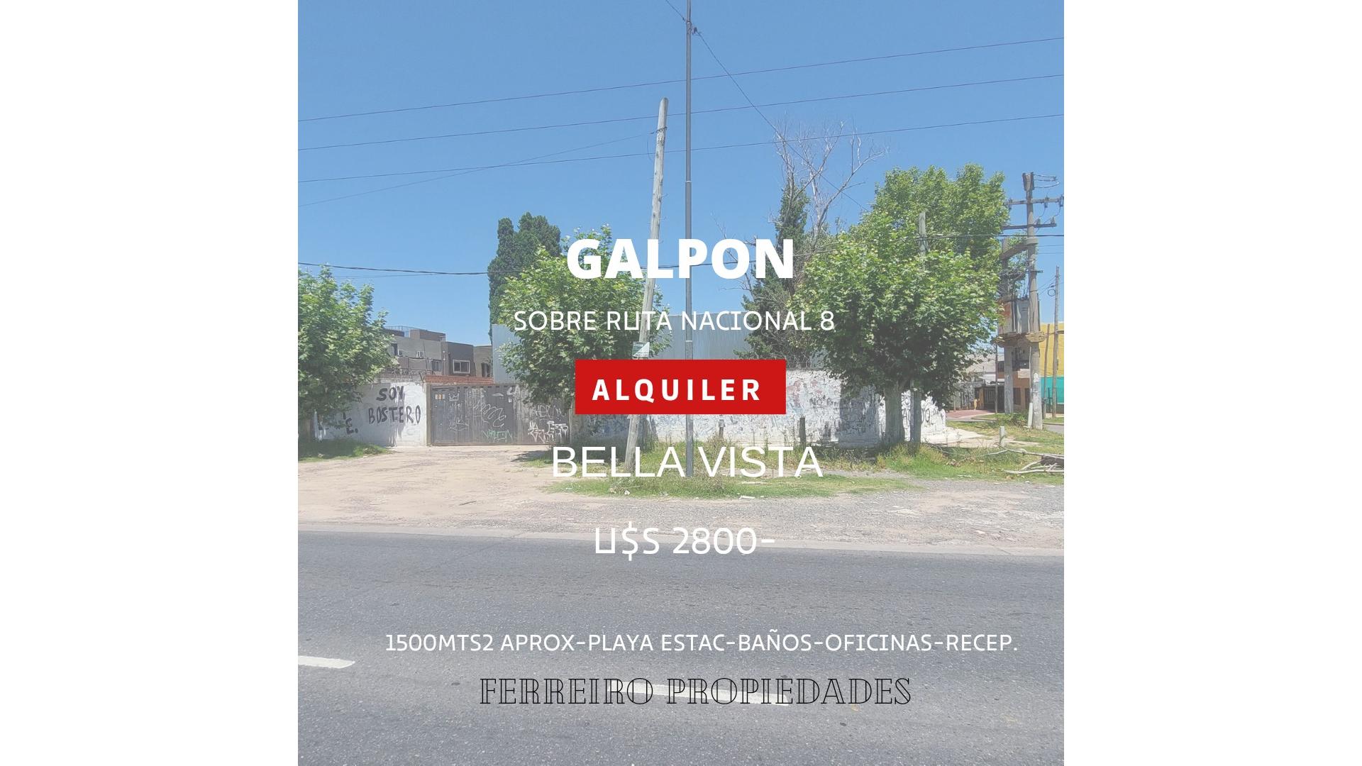 #4883837 | Alquiler | Galpón / Depósito / Bodega | San Miguel (Ferreiro Propiedades)