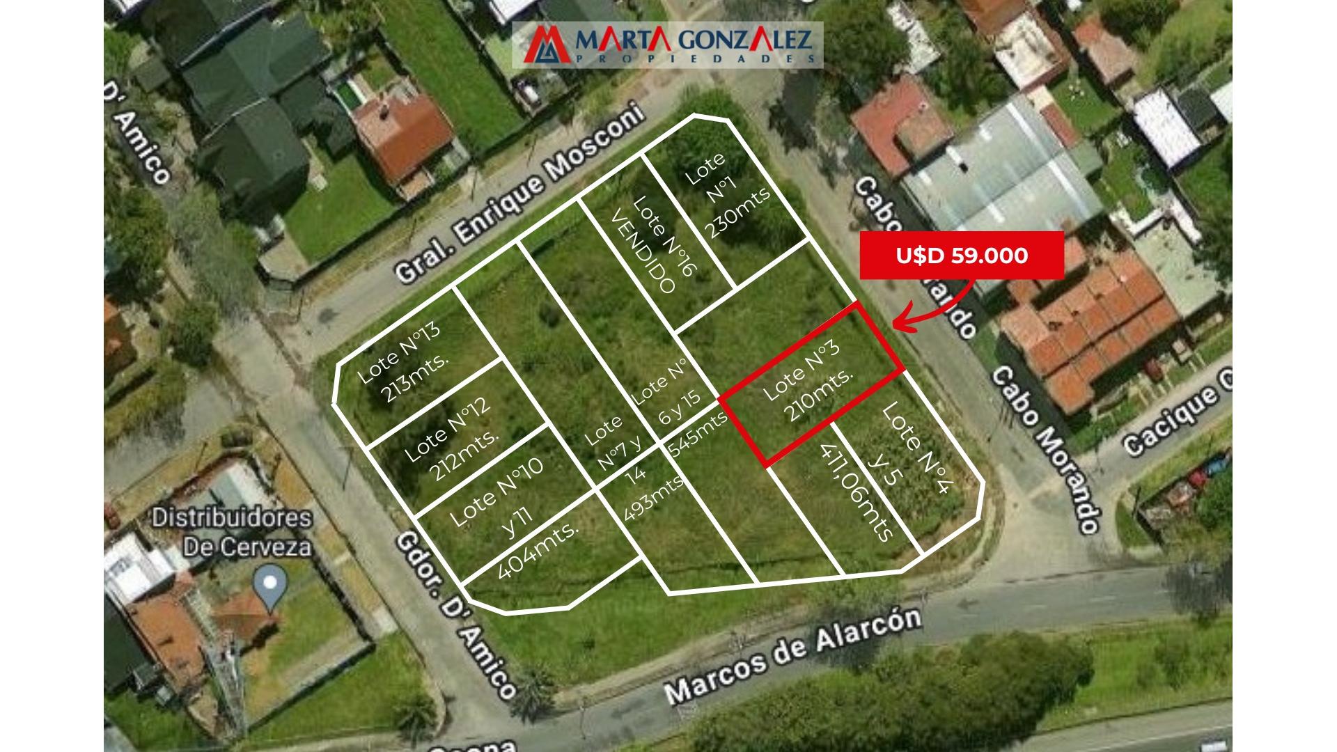 #4392531 | Venta | Lote | Moron (Marta Gonzalez Propiedades Suc. Norte)