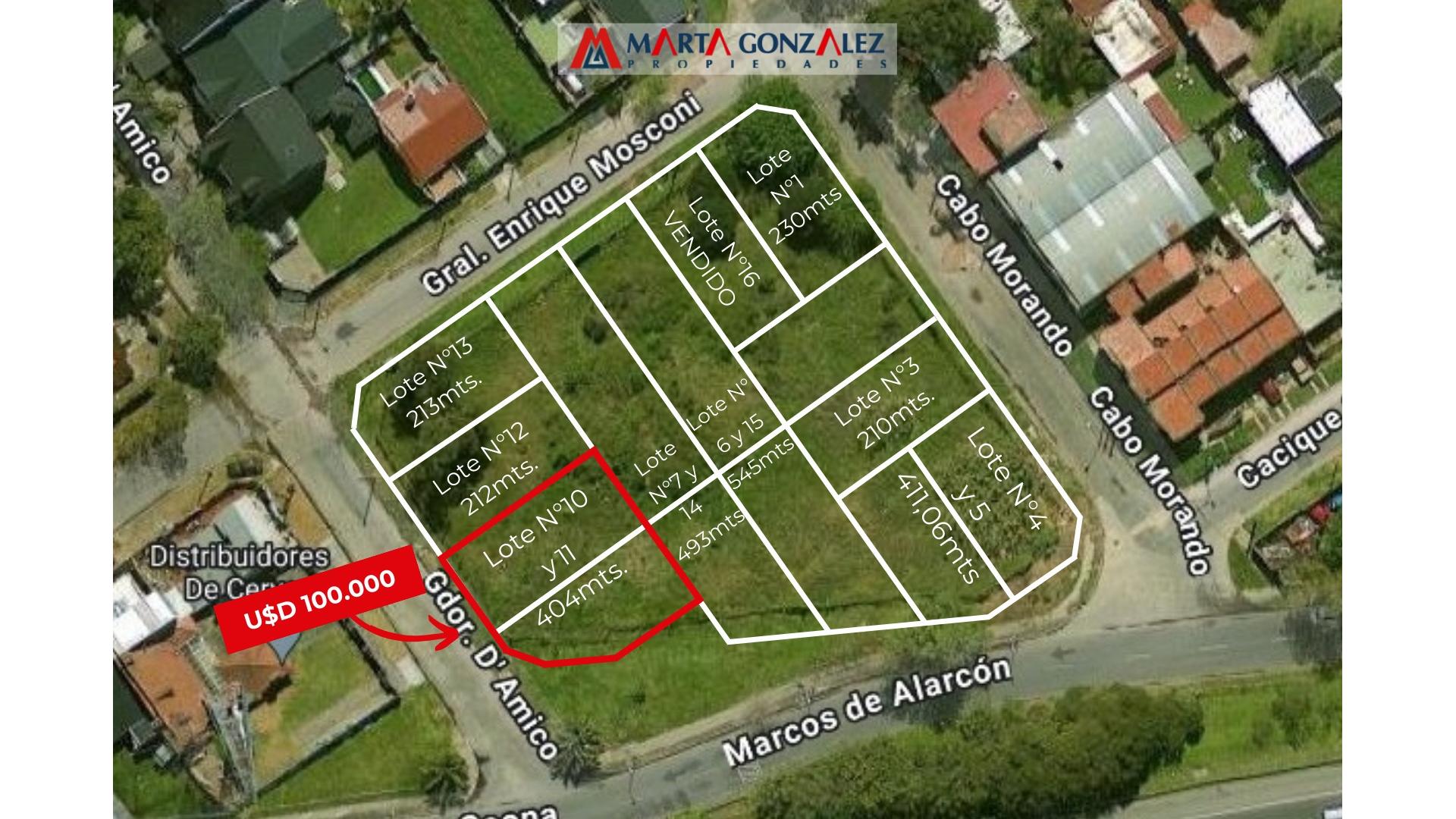 #4811777 | Venta | Lote | Moron (Marta Gonzalez Propiedades Suc. Norte)