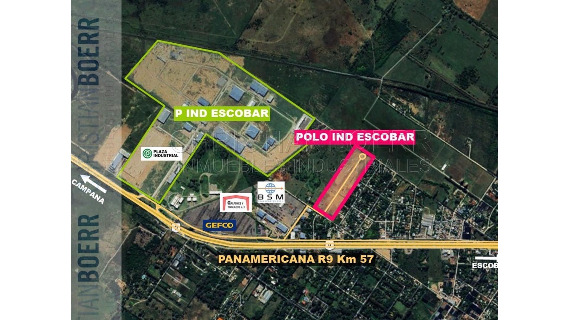 #4825043 | Venta | Lote | Escobar (CHRISTIAN BOERR INMUEBLES INDUSTRIALES)