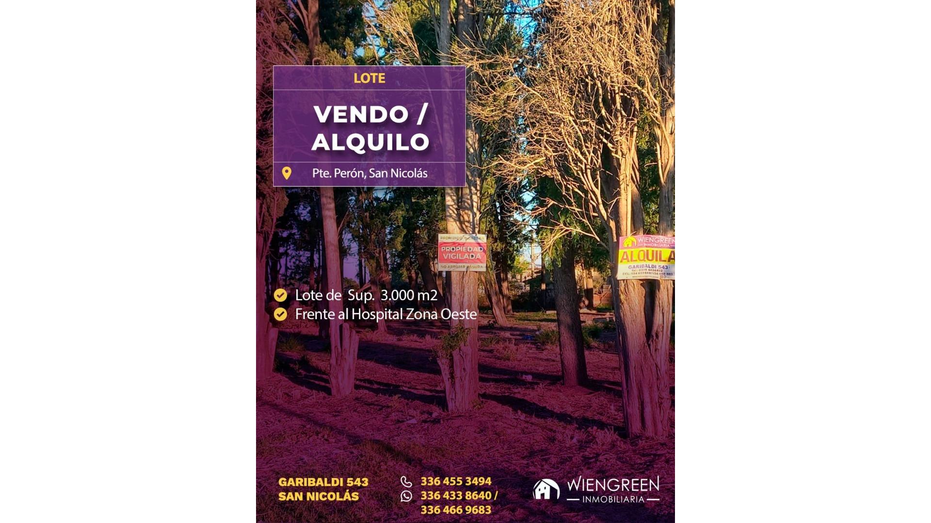 #4727976 | Venta | Lote | San Nicolas De Los Arroyos (Inmobiliaria Wiengreen)