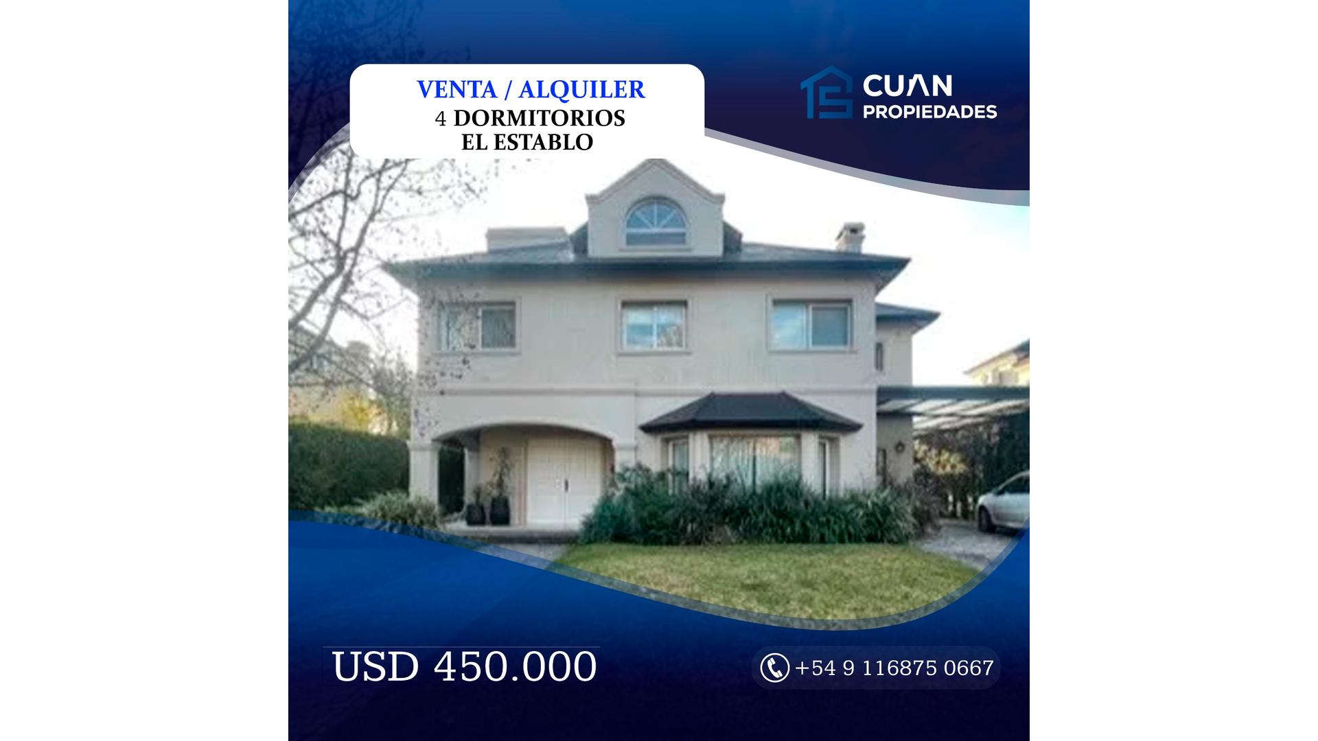 #3408434 | Alquiler | Casa | Pilar (Raquel Moreno Propiedades)