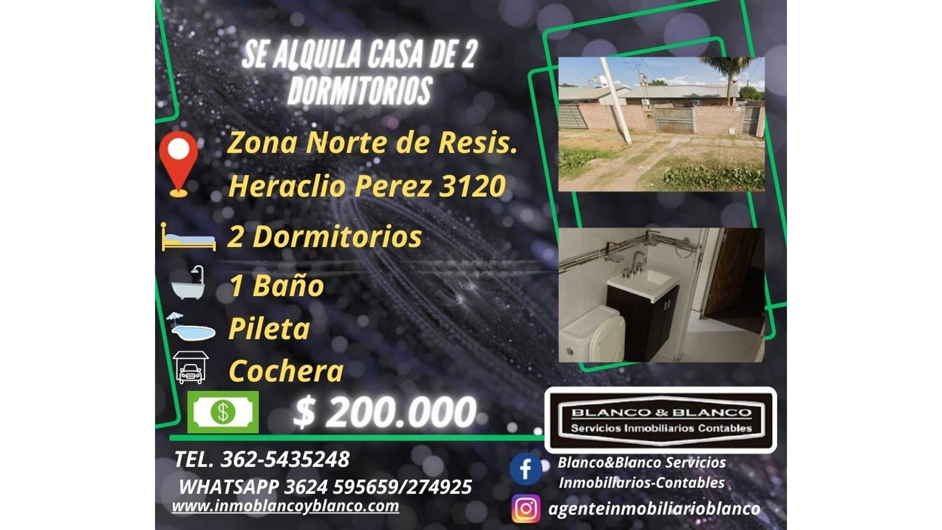 #4984916 | Alquiler | Casa | Resistencia (Blanco & Blanco  Servicios Inmobiliarios)