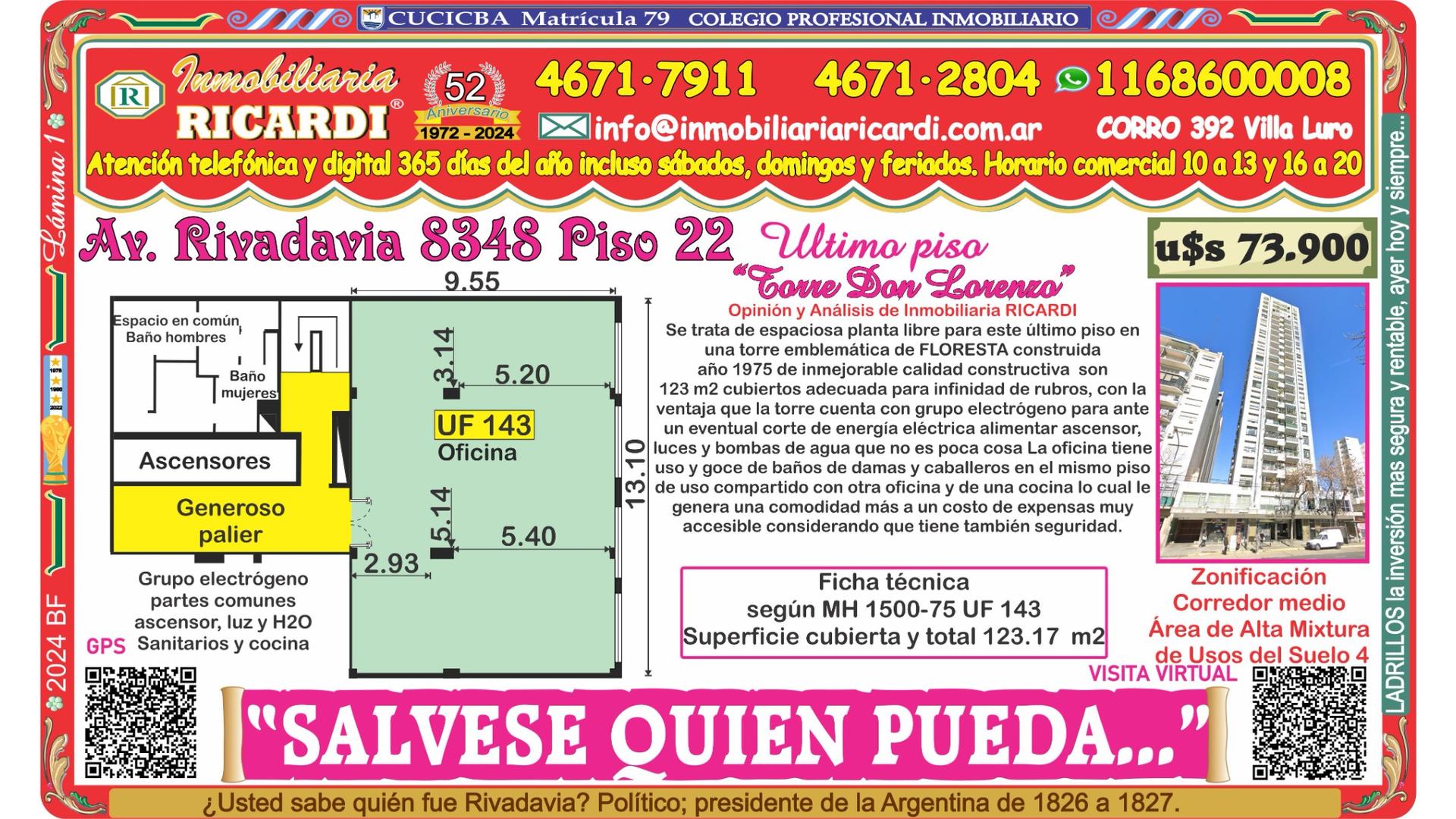 #5075794 | Sale | Office | Floresta (Inmobiliaria Ricardi)