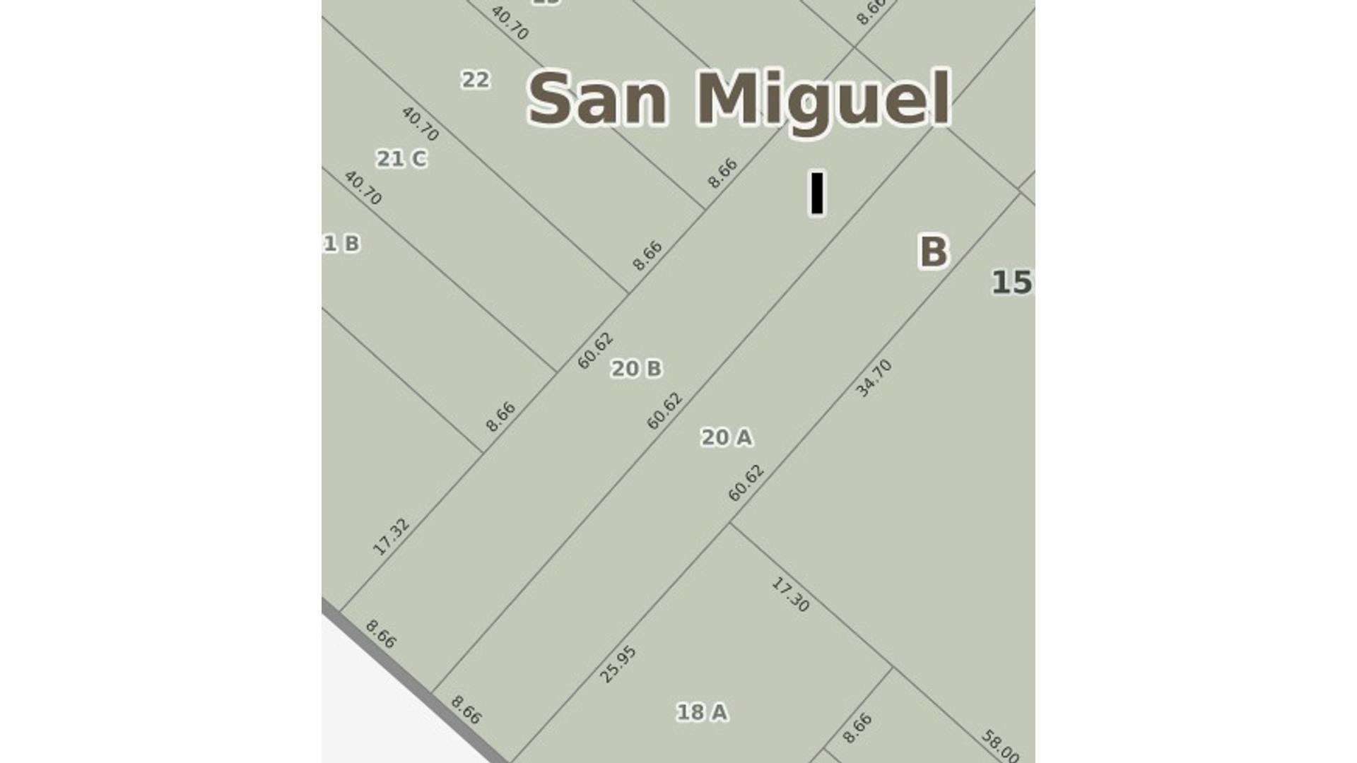 #5066753 | Sale | Lot | San Miguel (Ferreiro Propiedades)