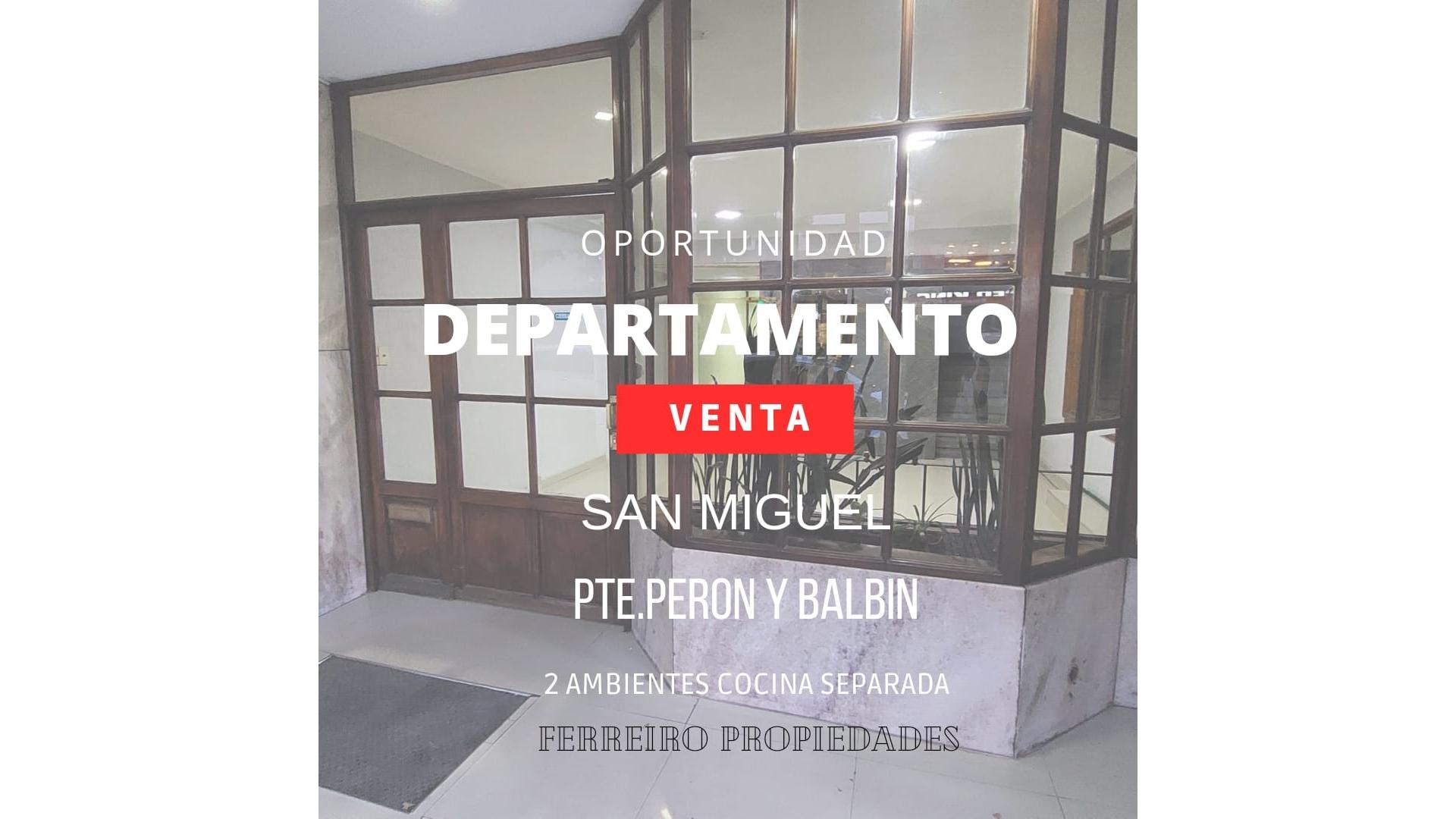 #5079043 | Venta | Departamento | San Miguel (Ferreiro Propiedades)