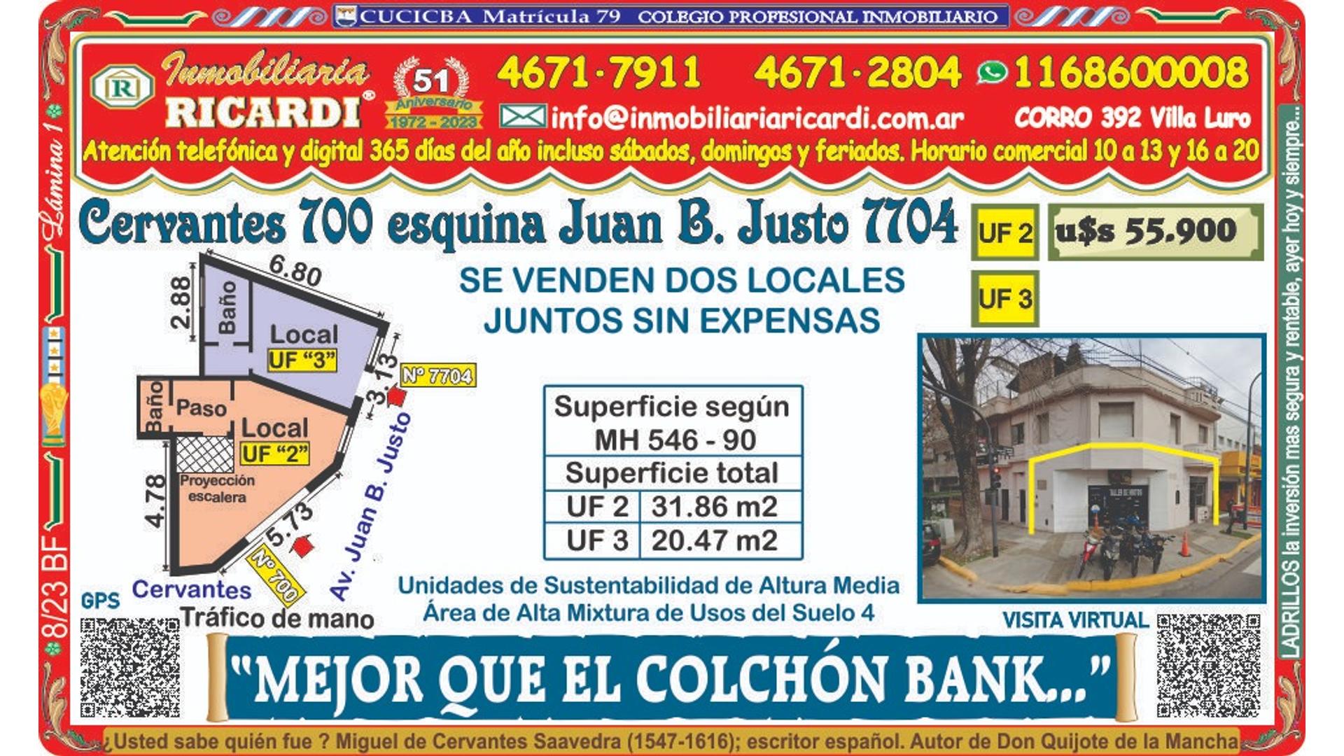 #5003699 | Venta | Local | Velez Sarsfield (Inmobiliaria Ricardi)
